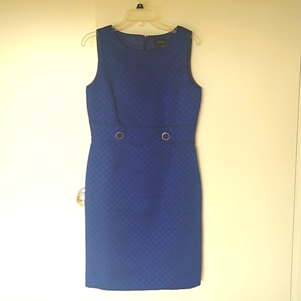 Tahari Arthur S. Levine blue dress